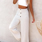 Riana - High-Waisted Relaxed Trousers