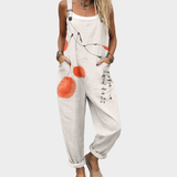 Dungarees with Dots Orange
