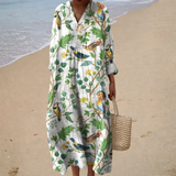 Flowing Printed Summer Dress