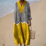 Flowing Printed Summer Dress