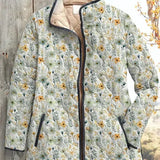 Winifred™ | Quilted Jacket with Scattered Flowers