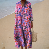 Flowing Printed Summer Dress