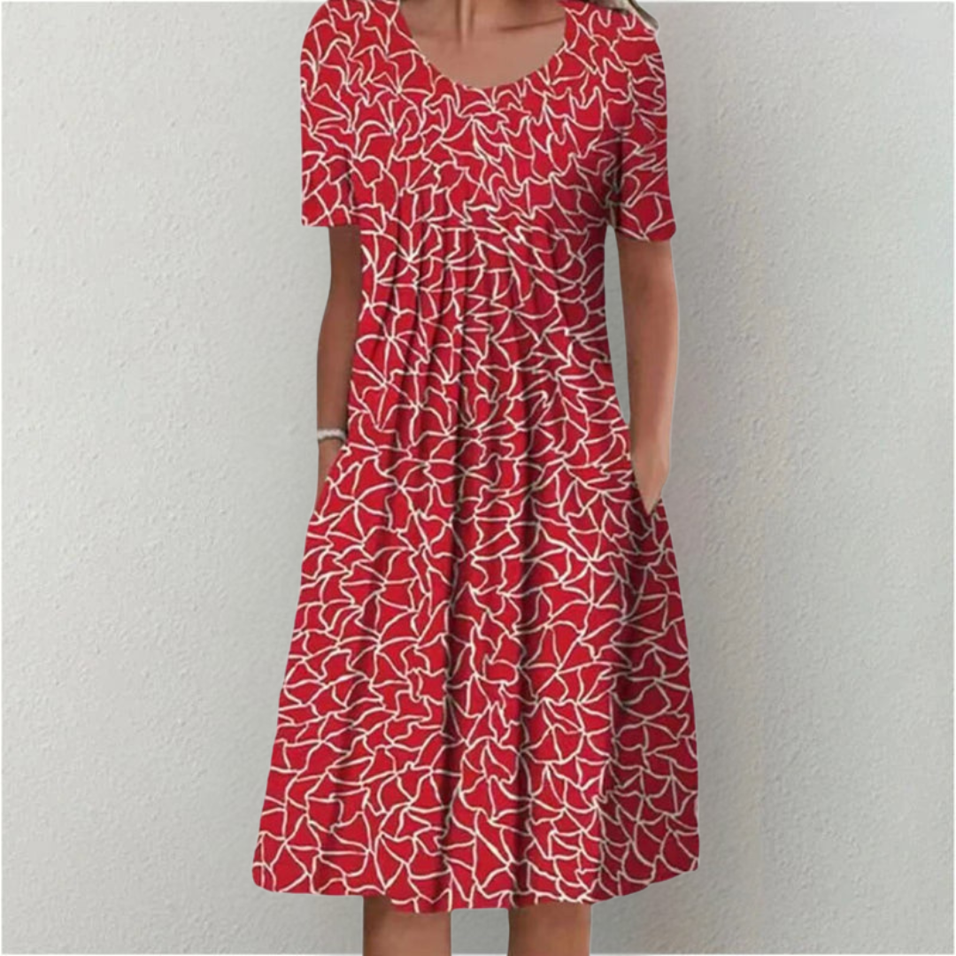 Hailey | Elegant, Casual Floral Dress with Pockets