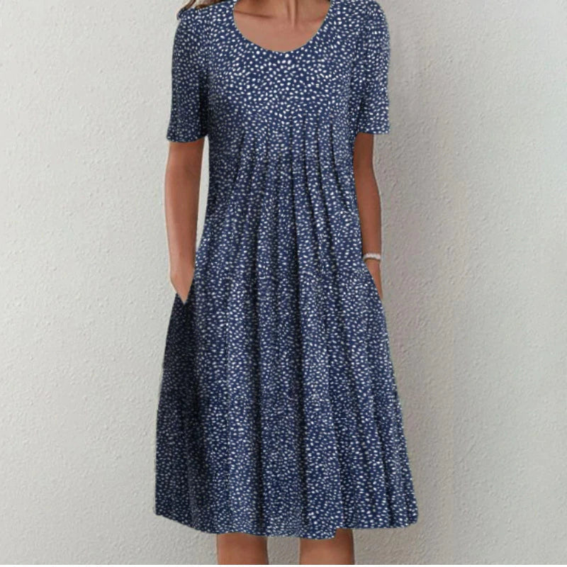 Hailey | Elegant, Casual Floral Dress with Pockets
