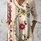 Charlotte | Long Blouse with a Bold Print