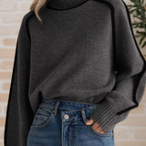 Donna | Elegant Funnel-Neck Jumper