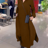 Sylvie - Wide-Cut Maxi Dress