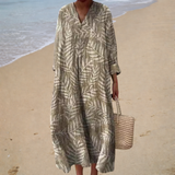 Flowing Printed Summer Dress