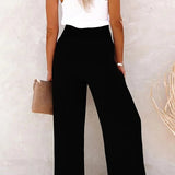 Riana - High-Waisted Relaxed Trousers