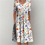 Hailey | Elegant, Casual Floral Dress with Pockets
