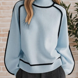 Donna | Elegant Funnel-Neck Jumper