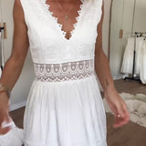 Circe - Lace V-Neck Camisole Dress