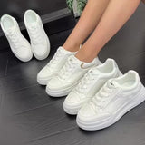 Chic White Trainers with Lightweight Comfort