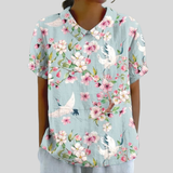 Floral Top Elegant Comfort