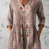 Ava | Long Blouse with a Bold Print