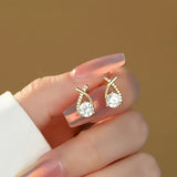 Ilka | Cross Pendant Earrings