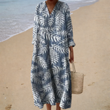 Flowing Printed Summer Dress