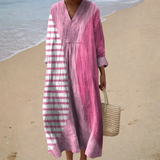 Flowing Summer Print Dress