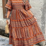 Joraine - Flowing Ethnic Dress