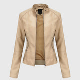Giorgina™ - Elegant Leather Jacket for Women