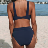 Claire | Solid High-Cut Swimsuit