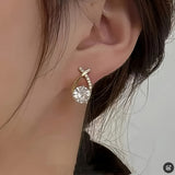 Ilka | Cross Pendant Earrings