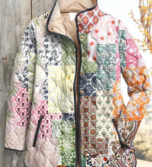 Minnie™ | Quilted Jacket in Patchwork Style