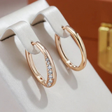 Mona | Simple Earrings in Gold Tone