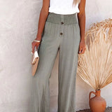Riana - High-Waisted Relaxed Trousers