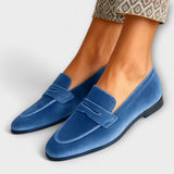 Louise™ | Soft Velour Moccasins