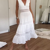 Circe - Lace V-Neck Camisole Dress