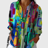 Light, Colourful Printed Blouse