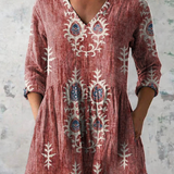 Ava | Long Blouse with a Bold Print