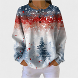 Poppy | Soft Christmas Jumper with Fir Tree Pattern