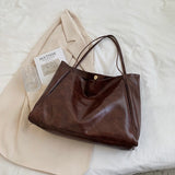 Patricia™ | Glossy Leather Handbag