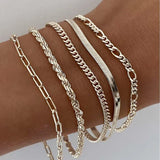Karla | Five-Piece Bracelet Set