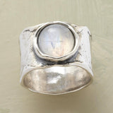 Kathrin | Boho Ring with Shimmer Stone