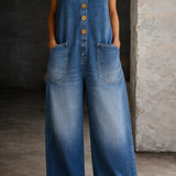 Amelia | Vintage Cotton Dungarees