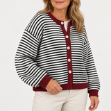 Sandy | Striped Knitted Cardigan