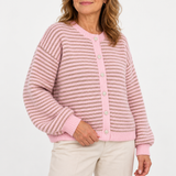 Sandy | Striped Knitted Cardigan