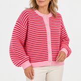 Sandy | Striped Knitted Cardigan