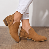 Violet | Stylish Everyday Low Ankle Boots