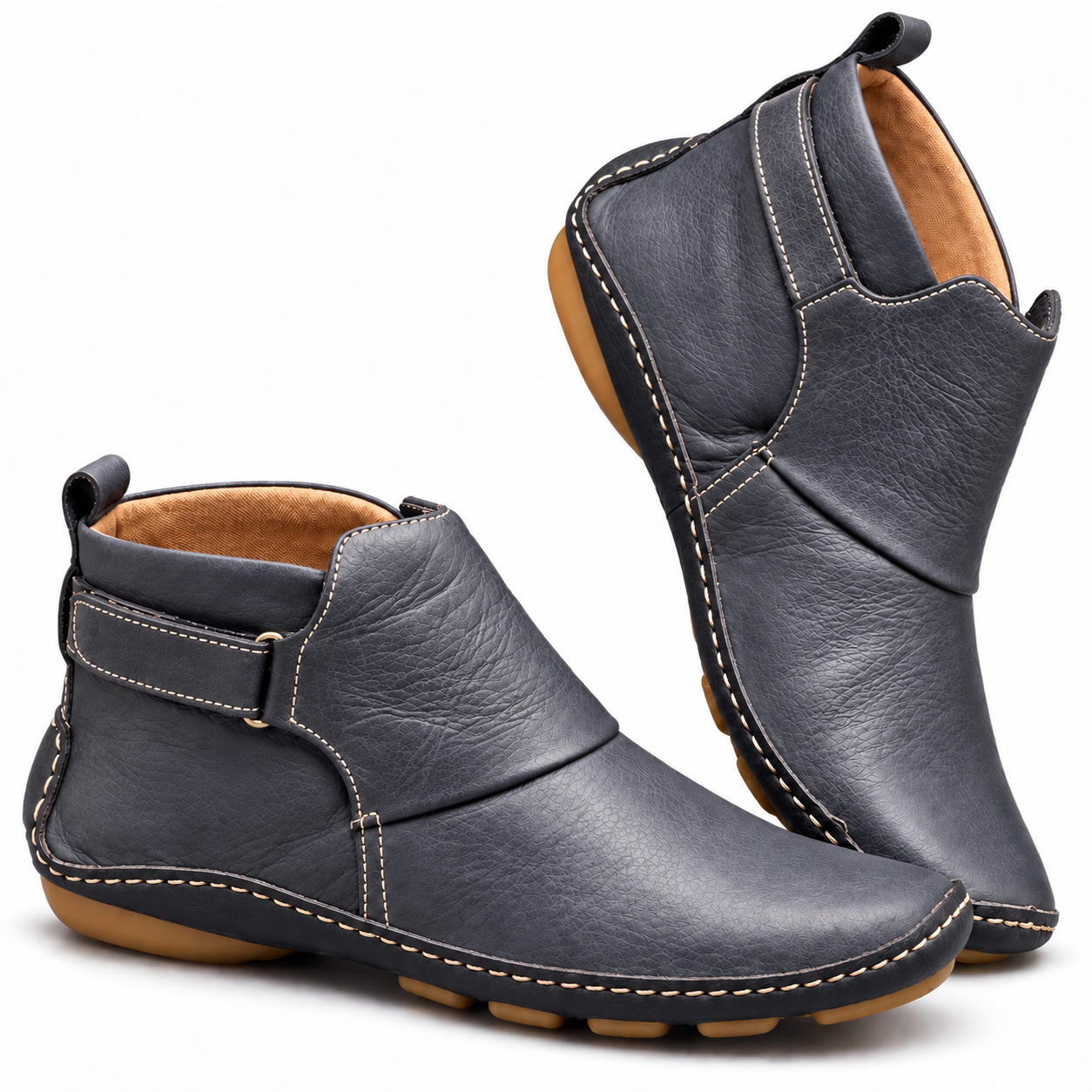 Maddy | Comfy Leather Ankle Boots