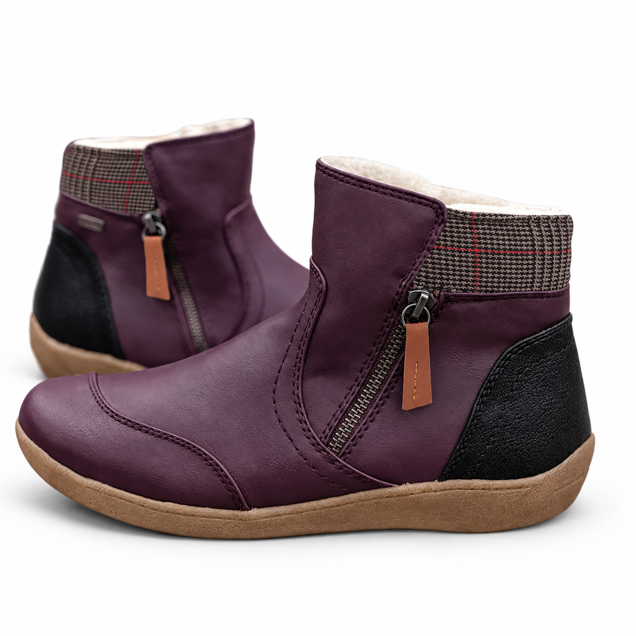 Mathilde | Comfy Zip Ankle Boots