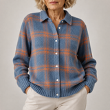Edith | Womens Loose-Fit Plaid Long-Sleeve Shirt