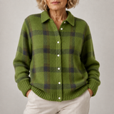 Edith | Womens Loose-Fit Plaid Long-Sleeve Shirt