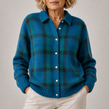 Edith | Womens Loose-Fit Plaid Long-Sleeve Shirt