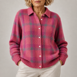 Edith | Womens Loose-Fit Plaid Long-Sleeve Shirt