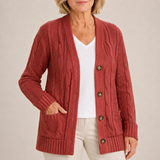 Sarah | Women's Long Sleeve Button Down Knit Cardigan