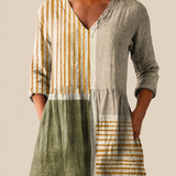 Alice | Long Blouse with a Bold Print
